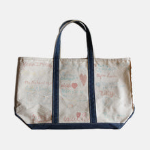画像をギャラリービューアに読み込む, 1980's "L.L.BEAN" BOAT AND TOTE WITH HAND PAINT