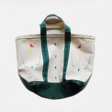 画像をギャラリービューアに読み込む, "L.L.BEAN" PAINTING TOTE BAG (SZ MEDIUM / AROUND 1980's)