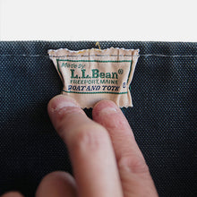 画像をギャラリービューアに読み込む, 1980's "L.L.BEAN" BOAT & TOTE (NAVY×GREEN)