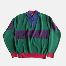 画像をギャラリービューアに読み込む, 1990's "LANDS END" COTTON PULLOVER KNIT (MEDIUM)