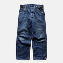 Load image into Gallery viewer, ~1970's "LEE" BOSS OF THE RORD DENIM DUNGAREES (W34×L28 / GOOD INDIGO)