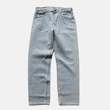 Load image into Gallery viewer, 1990's "LEVI'S" 501 WHITE WASHED DENIM (W33×L30 / DEADSTOCK)