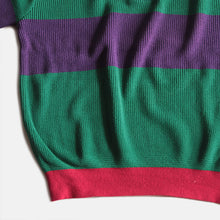 画像をギャラリービューアに読み込む, 1990's "LANDS END" COTTON PULLOVER KNIT (MEDIUM)