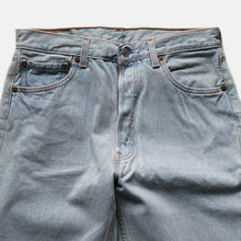 Load image into Gallery viewer, 1990's "LEVI'S" 501 WHITE WASHED DENIM (W33×L30 / DEADSTOCK)