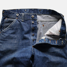 Load image into Gallery viewer, ~1970's "LEE" BOSS OF THE RORD DENIM DUNGAREES (W34×L28 / GOOD INDIGO)