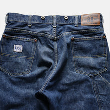 Load image into Gallery viewer, ~1970's "LEE" BOSS OF THE RORD DENIM DUNGAREES (W34×L28 / GOOD INDIGO)