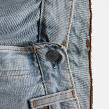 Load image into Gallery viewer, 1990's "LEVI'S" 501 WHITE WASHED DENIM (W33×L30 / DEADSTOCK)