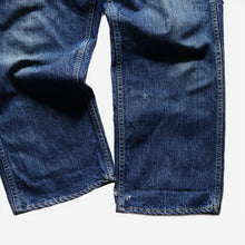 Load image into Gallery viewer, ~1970's "LEE" BOSS OF THE RORD DENIM DUNGAREES (W34×L28 / GOOD INDIGO)