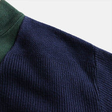 画像をギャラリービューアに読み込む, 1990's "LANDS END" HENRY NECK COTTON PULLOVER (SZ LARGE)