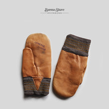 画像をギャラリービューアに読み込む, ~1940's LEATHER MITTENS (HORSE HIDE / MINT CONDITION)