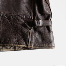 Load image into Gallery viewer, 1940's "BORMCOLT" LEATHER SPORTS JACKET (SZ MEDIUM)