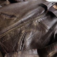 Load image into Gallery viewer, 1940's "BORMCOLT" LEATHER SPORTS JACKET (SZ MEDIUM)