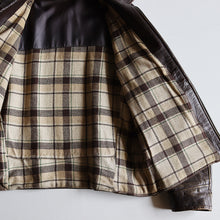 Load image into Gallery viewer, 1940's "BORMCOLT" LEATHER SPORTS JACKET (SZ MEDIUM)