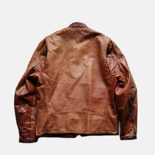 Load image into Gallery viewer, 1960's~ SINGLE RIDERS LEATHER JACKET (SZ MEDIUM / GOOD CONDITION)