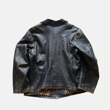 画像をギャラリービューアに読み込む, 1950's "GIDROL" FRENCH LEATHER JACKET (SZ LARGE / RARE STYLE)