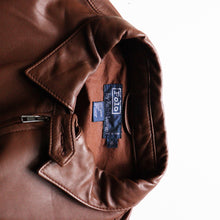 Load image into Gallery viewer, 1990's "RAPLH LAUREN" LEATHER JACKET (SZ XL / NEAR DEADSTOCK)