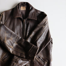 Load image into Gallery viewer, 1940's "BORMCOLT" LEATHER SPORTS JACKET (SZ MEDIUM)