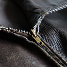 Load image into Gallery viewer, 1940's "BORMCOLT" LEATHER SPORTS JACKET (SZ MEDIUM)