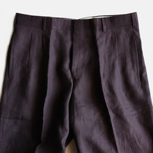 Load image into Gallery viewer, 1980's "MARK SHALE" LINEN SLACKS (SZ W34 / DEADSTOCK)
