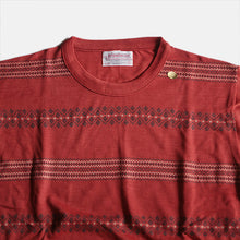 Load image into Gallery viewer, N.O.S 1980's "PLEETWAY" JACQUARD LONG SLEEVE T-SHIRT (LARGE)