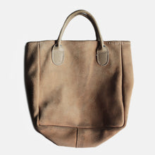 画像をギャラリービューアに読み込む, 1980's "BROOKSTONE" SUEDE LEATHER TOTE (SMALL)
