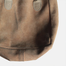 画像をギャラリービューアに読み込む, 1980's "BROOKSTONE" SUEDE LEATHER TOTE (SMALL)