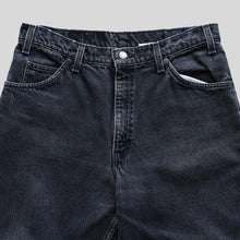 画像をギャラリービューアに読み込む, 1990's "LEVI'S" 550 BLACK DENIM PANTS (SZ W33×L30 / GOOD COLOR)