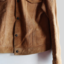 画像をギャラリービューアに読み込む, ~1970's "LEVI'S" SUEDE TRACKER JACKET (SZ 38-40 / BIG E / GOOD CONDITION)