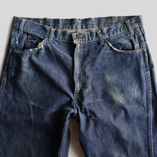 Load image into Gallery viewer, ~1970's "LEVIS" 606 INDIGO JEANS (SLIM TAPERED / SZ W36×L30 / RARE SIZE / BIG E)