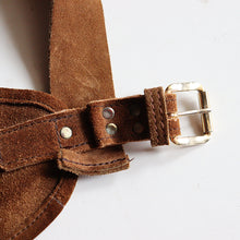 画像をギャラリービューアに読み込む, ~1950's FRENCH LEATHER HUNTING VEST (SZ FREE / RARE STYLE)