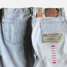 Load image into Gallery viewer, 1990's "LEVI'S" ICE WASH DENIM PANTS LOT501 (W36×L30 / DEADSTOCK)