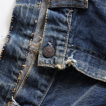 Load image into Gallery viewer, ~1970's "LEVIS" 606 INDIGO JEANS (SLIM TAPERED / SZ W36×L30 / RARE SIZE / BIG E)