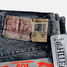 Load image into Gallery viewer, 1990's "LEVI'S" 501 WHITE WASHED DENIM (W33×L30 / DEADSTOCK)