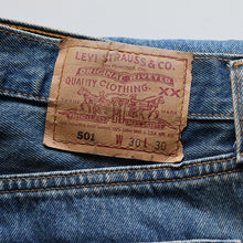 Load image into Gallery viewer, 1990's "LEVI'S" 501 DENIM PANTS (SZ W30×L30 / GOOD CONDITION)