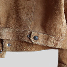 画像をギャラリービューアに読み込む, ~1970's "LEVI'S" SUEDE TRACKER JACKET (SZ 38-40 / BIG E / GOOD CONDITION)