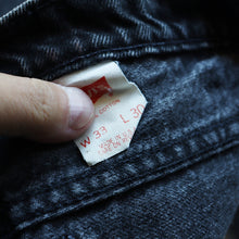 画像をギャラリービューアに読み込む, 1990's "LEVI'S" 550 BLACK DENIM PANTS (SZ W33×L30 / GOOD COLOR)