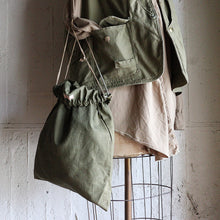画像をギャラリービューアに読み込む, 1940's "AMERICAN RED CROSS" H.B.T PURSE (BIG SIZE / GOOD CONDITION)