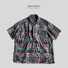 画像をギャラリービューアに読み込む, "RALPH LAUREN" INDIA MADRAS PATCH WORK SHIRT (SZ LARGE / GOOD CONDITION)