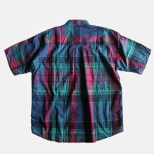 Load image into Gallery viewer, N.O.S 1980's "GANT" INDIA MADRAS COTTON S/S SHIRT (LARGE)