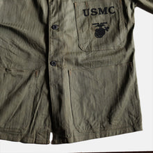 Load image into Gallery viewer, 1940's "U.S.M.C" P-41 H.B.T JACKET (GOOD CONDITION / SZ 38)
