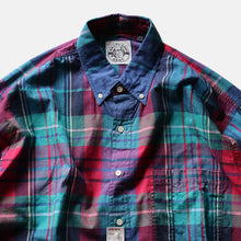 Load image into Gallery viewer, 1980's "GANT" INDIA MADRAS COTTON S/S SHIRT (LARGE)