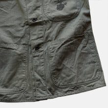 画像をギャラリービューアに読み込む, 1940's "U.S.M.C" H.B.T JACKET WITH CUTTER TUG (SZ 36 / MINT CONDITION)