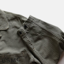 Load image into Gallery viewer, 1940's "U.S.M.C" P-41 H.B.T JACKET (GOOD CONDITION / RARE SZ 44)