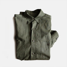 Load image into Gallery viewer, 1940's "U.S.N" UTILITY POPLIN SHIRT (SZ MEDIUM / MINT CONDITION)