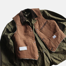 Load image into Gallery viewer, N.O.S 1970's "MADEWELL" BROWN DUCK WORK VEST (40 LARGE)