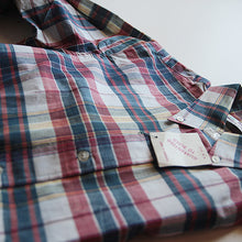 Load image into Gallery viewer, MADE IN USA N.O.S EARLY 1960's MADRAS COTTON B.D L/S SHIRT (LARGE)