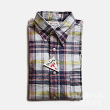 Load image into Gallery viewer, 1960's INDIA MADRAS COTTON S/S SHIRT (SZ SMALL / DEADSTOCK)