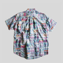 Load image into Gallery viewer, OLD "BROOKS BROTHERS" INDIA MADRAS PATCHWORK S/S SHIRT (SZ MEDIUM / GOOD CONDITION)