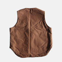Load image into Gallery viewer, N.O.S 1970's "MADEWELL" BROWN DUCK WORK VEST (40 LARGE)