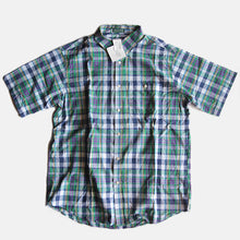 Load image into Gallery viewer, MADE IN USA N.O.S 1960's "THE FOX COLLECTION" MADRAS S/S B.D SHIRT (LARGE)